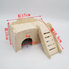 Hamster Swing SeesawSmall Nest Solid Wood Small House Hamster Sleeping